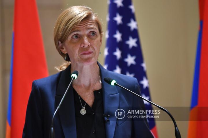 USAID Administrator Samantha Power's press conference in 
US Embassy Yerevan