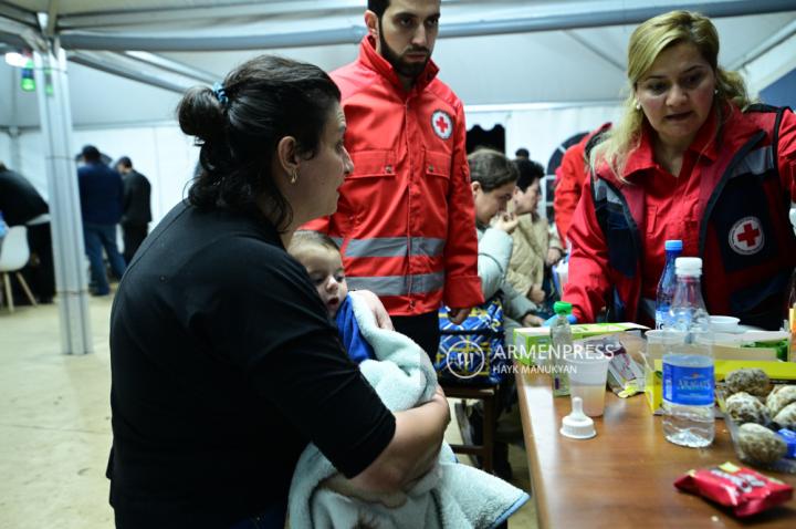 Kornidzor crisis center receives forcibly displaced persons 
from Nagorno-Karabakh