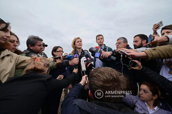 USAID Administrator Samantha Power visits Kornidzor 