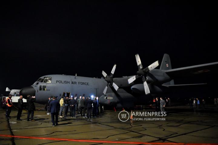 Poland sends humanitarian aid to Armenia 