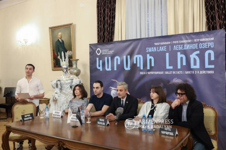 Press conference ahead of Swan Lake ballet premiere 