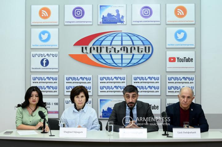 Press conference of Gardman-Shirvan-Nakhijevan Pan-
Armenian Union President, MP Vilen Gabrielyan and Vice 
Presidents Levon Stepanyan and Mariam Avagyan 