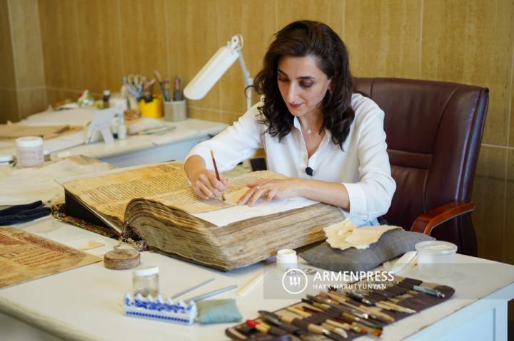 Երկրորդ կյանք հազարամյակներից  մեզ հասած 
ձեռագրերին. Մատենադարանի ավագ 
վերականգնողը՝ 
մասնագիտության կարևորության մասին
