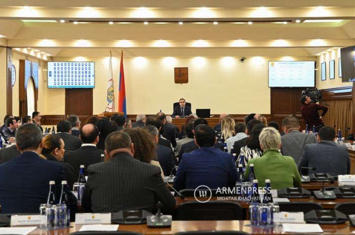 Yerevan City Council session 