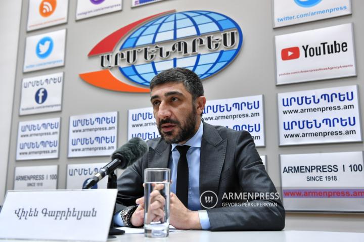 Press conference of Member of Parliament, Chairman of the 
Gardman-Shirvan-Nakhijevan Pan-Armenian Union 