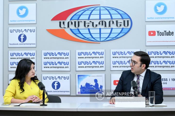 Press conference of Hovhannes Abrahamyan, Director of the 
Department of Regional Energy Markets at Ministry of 
Territorial Administration and Infrastructures 