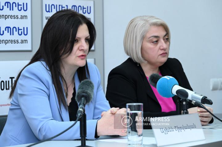 Press conference of Deputy Minister of Economy Ashkhen 
Shirvanyan and Deputy Director of Food Safety Inspection 
Agency Sona Tsarukyan 