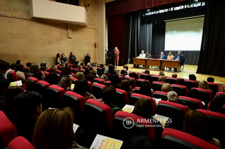 Семинар «Я важен», посвященный дошкольному 
образованию, организованный Министерством ОНКС 
Армении
