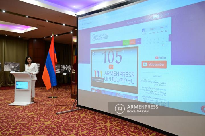 Reception and photo exhibition celebrating 105th 
anniversary of founding of Armenpress 
