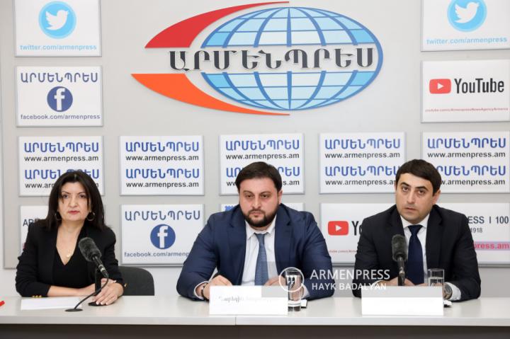 Press conference of the Director of the Inspection Agency 
for Urban Development, Technical and Fire Safety Garegin 
Khachatryan and his deputy Suren Minasyan 