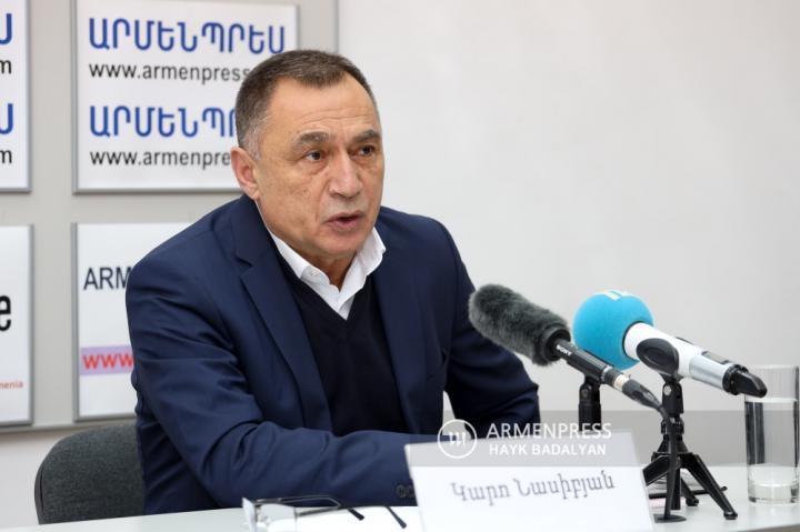 Conférence de presse de Karo Nasibyan, directeur adjoint 
du Centre d'évaluation et de test
