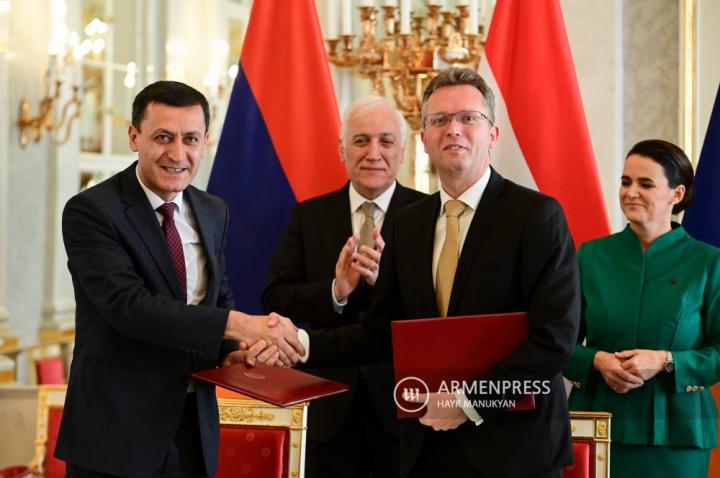 Armenia and Hungary sign partnership agreement in culture 