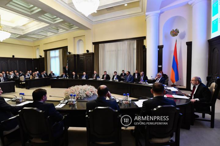 جلسة للحكومة الأرمنية