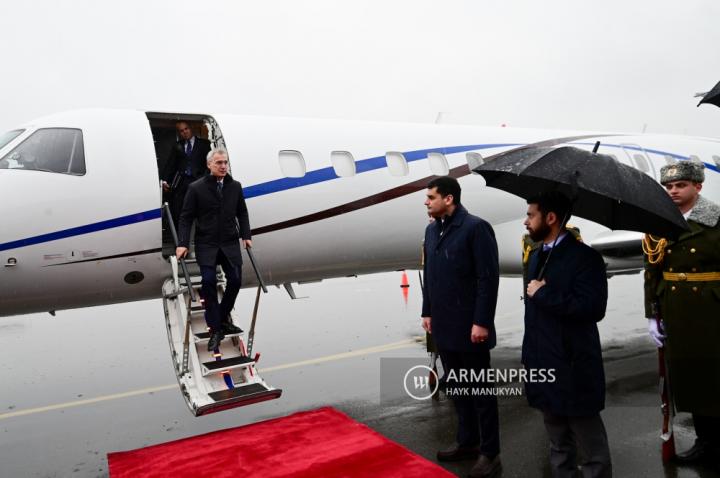 NATO Genel Sekreteri Yerevan'a geldi 