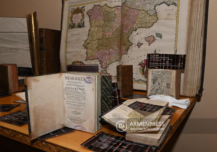 En el marco de los "Días de la Francofonía en Armenia" se 
celebró el evento "El Fondo de Oro del Patrimonio Impreso 
en Lengua Francesa (siglos XVII-XVIII)".