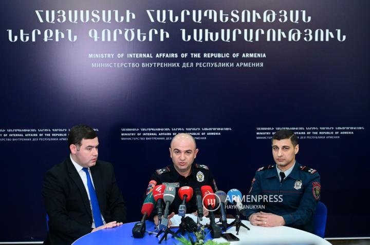 Conferencia de prensa sobre enmiendas del Código de 
Armenia y proyectos de ley adjuntos sobre infracciones 
administrativas