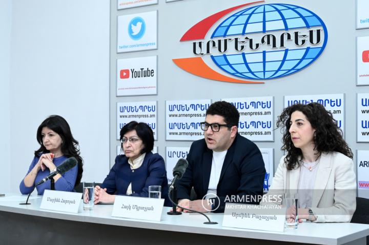 Conférence de presse sur les questions de sécurité du 
patrimoine culturel en Arménie