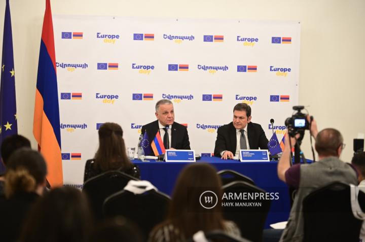 La série de célébrations de la "Journée de l'Europe 2024" a 
débuté en Arménie