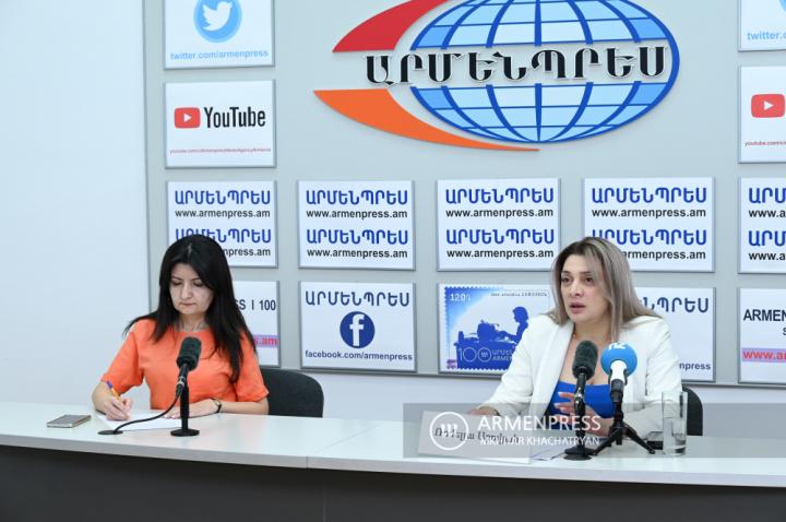 المؤتمر الصحفي لروميلا أبوفيان-رئيسة قسم وبائيات الأمراض 
المعدية وغير المعدية في المركز الوطني لمكافحة الأمراض والوقاية 
منها بوزارة الصحة في جمهورية أرمينيا
