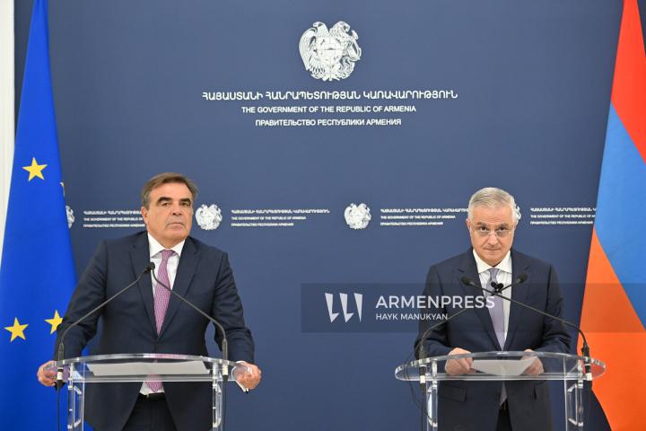 Déclaration conjointe du vice-Premier ministre de la RA et du vice-président de la Commission européenne, commissaire chargé de la promotion du mode de vie européen, Margaritis Skhinas