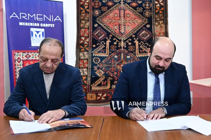 Ermenistan Tarih Müzesi ile Megerian Karpet Şirketi arasında işbirliği anlaşması imzalandı