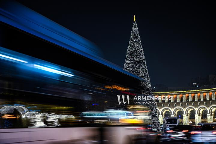 Erevan avant les fêtes de Noël