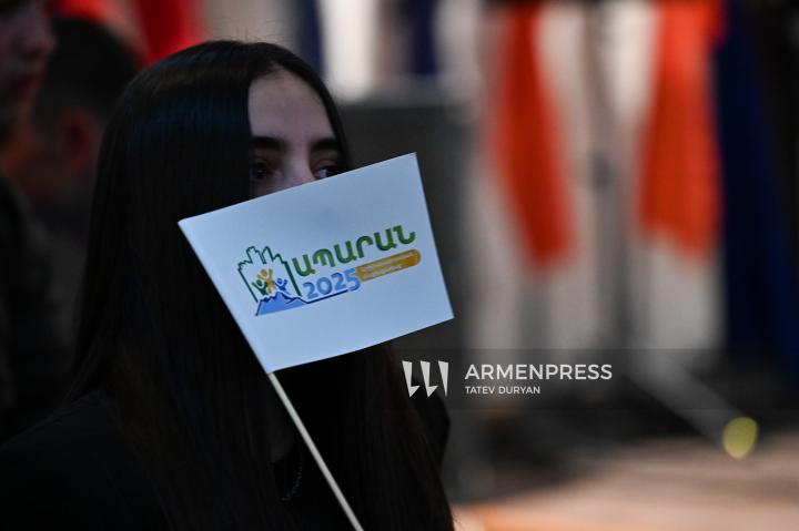 Церемония официального открытия мероприятий в рамках признания Апарана Молодежной столицей Армении 2025 года
