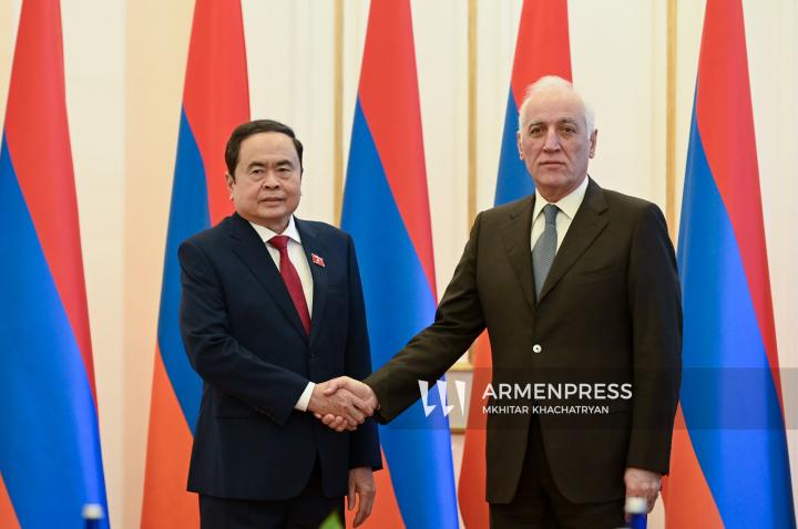 ՀՀ նախագահն ընդունել է Վիետնամի Ազգային ժողովի նախագահին