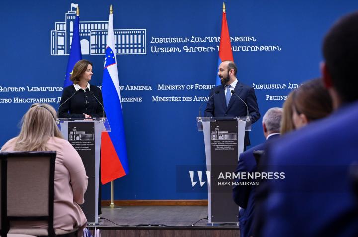 Հայաստանի ու Սլովենիայի ԱԳ նախարարների ասուլիսը