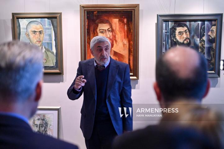 ՀՀ ժողովրդական նկարիչ Վալմարի 55 տարիների ընթացքում արված ինքնանկարների ցուցահանդեսի բացում