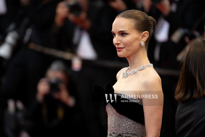 CANNES FRANCE - 16, May, 2025: Cast and crew attend the red carpet premiere of “EDDINGTON” by director Ari Aster, presented in Competition at the 78th annual Cannes Film Festival. Attendees include Joaquin Phoenix, Pedro Pascal, Emma Stone, Austin Butler, Luke Grimes, Deirdre O'Connell, Micheal Ward, Clifton Collins Jr., William Belleau, Cameron Mann, Matt Gomez Hidaka, Amélie Hoeferle, Landall Goolsby, Elise Falanga, and Robert Mark Wallace.