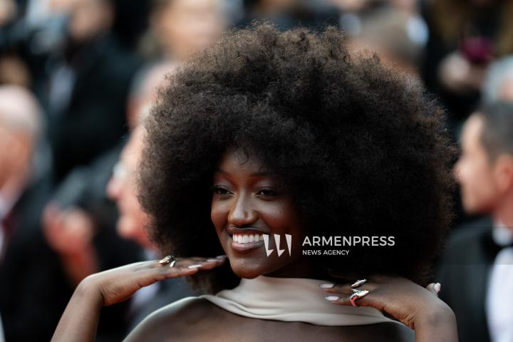 CANNES FRANCE - 16, May, 2025: Cast and crew attend the red carpet premiere of “EDDINGTON” by director Ari Aster, presented in Competition at the 78th annual Cannes Film Festival. Attendees include Joaquin Phoenix, Pedro Pascal, Emma Stone, Austin Butler, Luke Grimes, Deirdre O'Connell, Micheal Ward, Clifton Collins Jr., William Belleau, Cameron Mann, Matt Gomez Hidaka, Amélie Hoeferle, Landall Goolsby, Elise Falanga, and Robert Mark Wallace.
