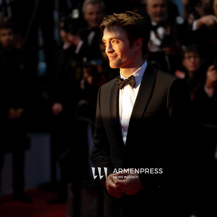 CANNES FRANCE - 17, May, 2025: Cast and crew of "Die, My Love" attend the red carpet premiere during the 78th Annual Cannes Film Festival at Palais des Festivals. The film, directed by Lynne Ramsay, features Jennifer Lawrence, Robert Pattinson, LaKeith Stanfield, Sissy Spacek, and Nick Nolte.