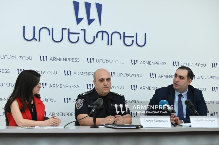 პრესკონფერენცია არასრულწლოვნებს შორის ნარკოტიკების გავრცელების შესაძლო შემთხვევების თემაზე