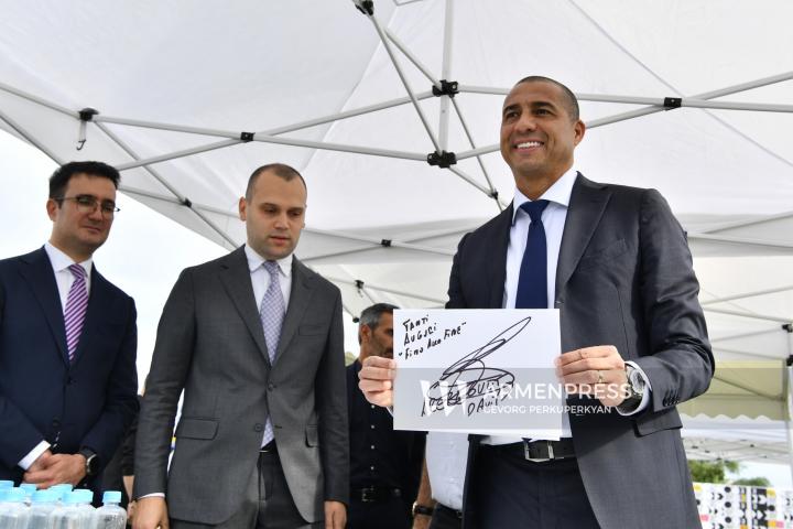 Juventus Football Academy groundbreaking ceremony in Yerevan