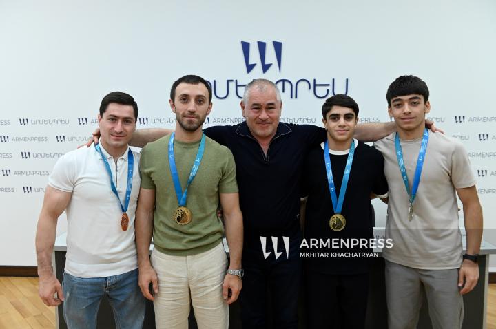 გერმანიაში გამართული სპორტული ტანვარჯიშის ევროპის ჩემპიონატის შედეგების შეჯამებას მიძღვნილი პრესკონფერენცია