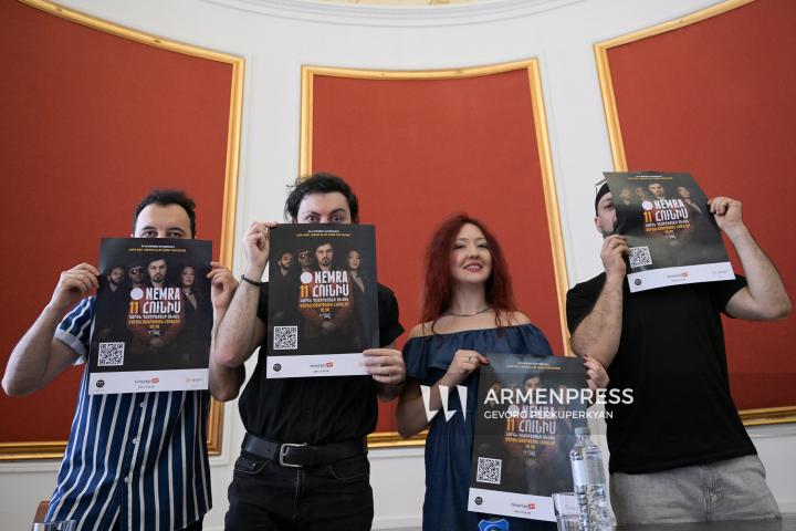 Nemra rock band's press conference