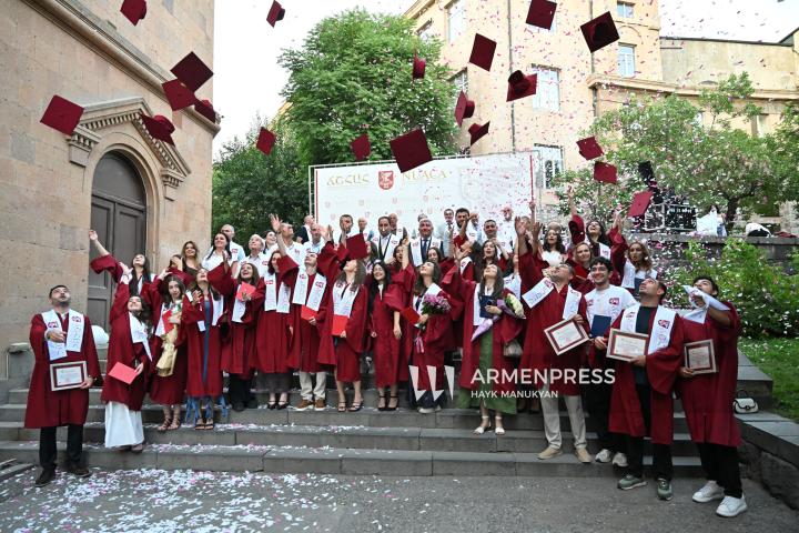 Graduation ceremony at NUACA (National University of Architecture and Construction of Armenia)