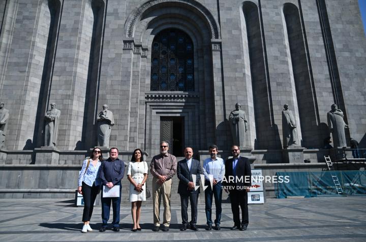IRNA agency delegation visits Mesrop Mashtots Institute of Ancient Manuscripts and Blue Mosque of Yerevan