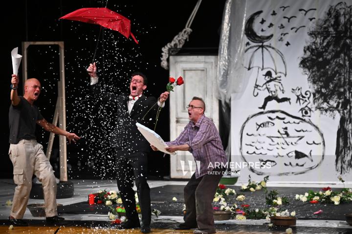 Representación de "La gaviota" de Yuri Butusov en el XVII Festival Internacional de Shakespeare de Ereván