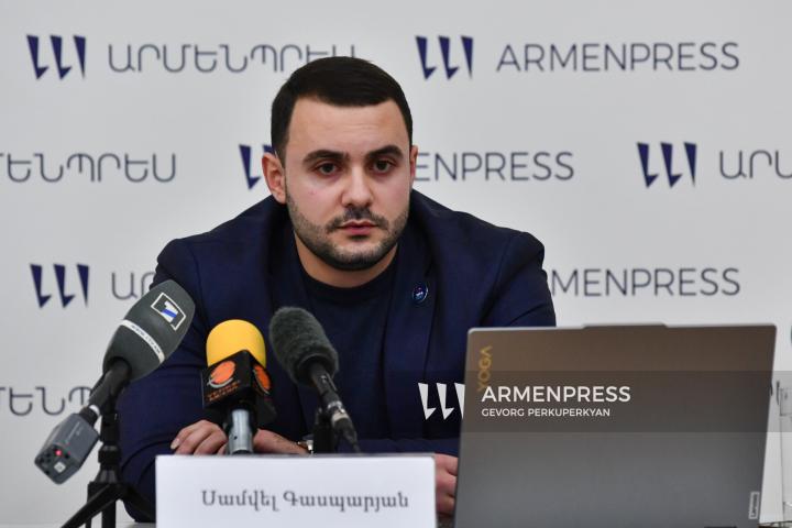 Press conference by Samvel Gasparyan, Secretary General of the Armenian Weightlifting Federation