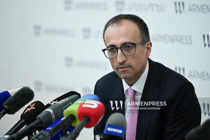Press conference of Minister of Labor and Social Affairs Arsen Torosyan