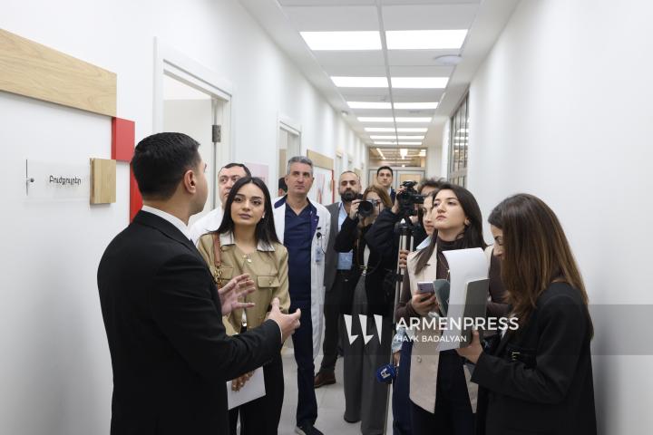 Շրջայց Արյան Բանկի նոր կառուցված և վերազինված շենքում