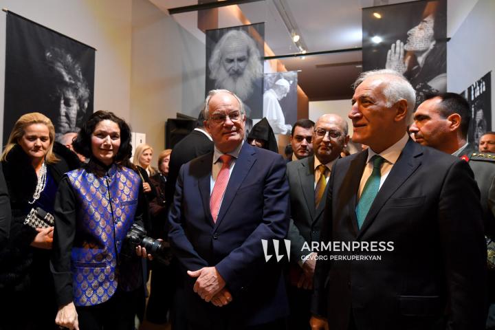 Presidente de Armenia visitó el Museo de Cultura Bizantina y Cristiana en Grecia