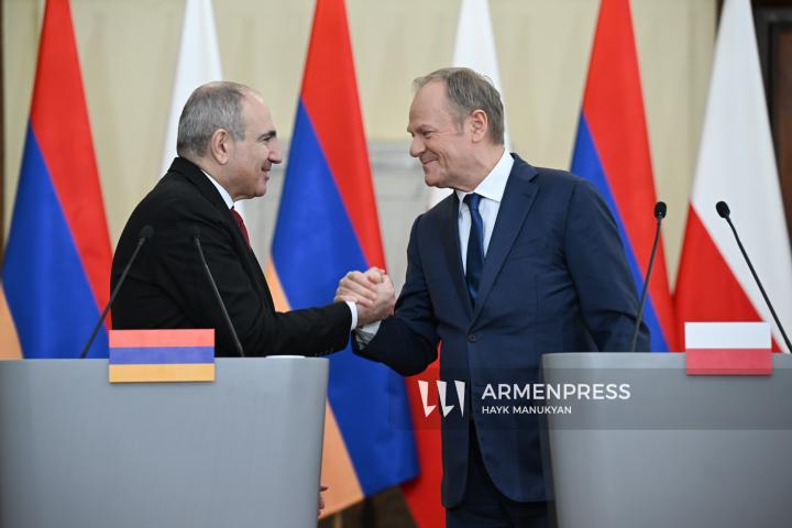 Declaración conjunta de primeros ministros de Armenia y Polonia