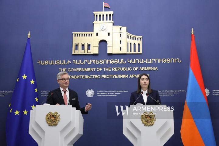 ԵՄ վիզաների ազատականացման համատեքստում Մագնուս Բրյուների և Արփինե Սարգսյանի մամուլի համար հայտարարությունը