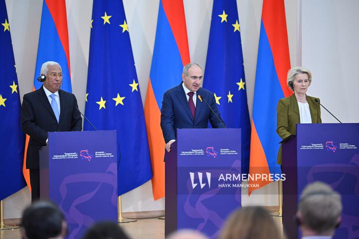 The EU–Armenia Summit at the Presidential Palace of the Republic of Armenia. Yerevan, Armenia. May 5, 2026.