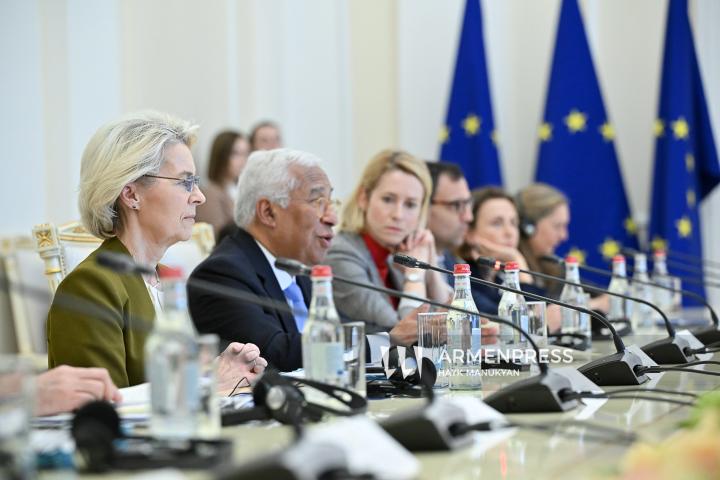 The EU–Armenia Summit at the Presidential Palace of the Republic of Armenia. Yerevan, Armenia. May 5, 2026.