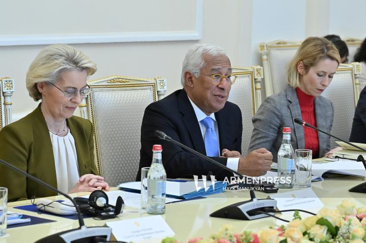 The EU–Armenia Summit at the Presidential Palace of the Republic of Armenia. Yerevan, Armenia. May 5, 2026.