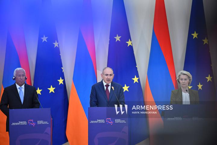 The EU–Armenia Summit at the Presidential Palace of the Republic of Armenia. Yerevan, Armenia. May 5, 2026.